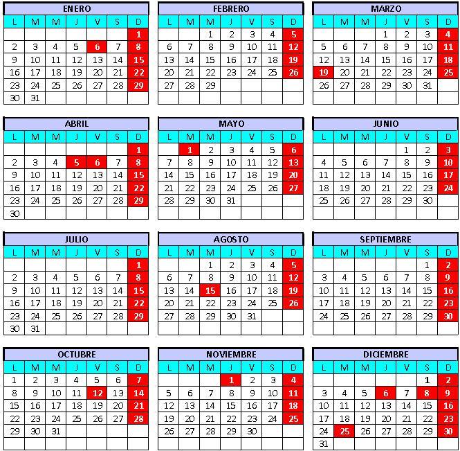 Calendario Laboral 2018 Melilla