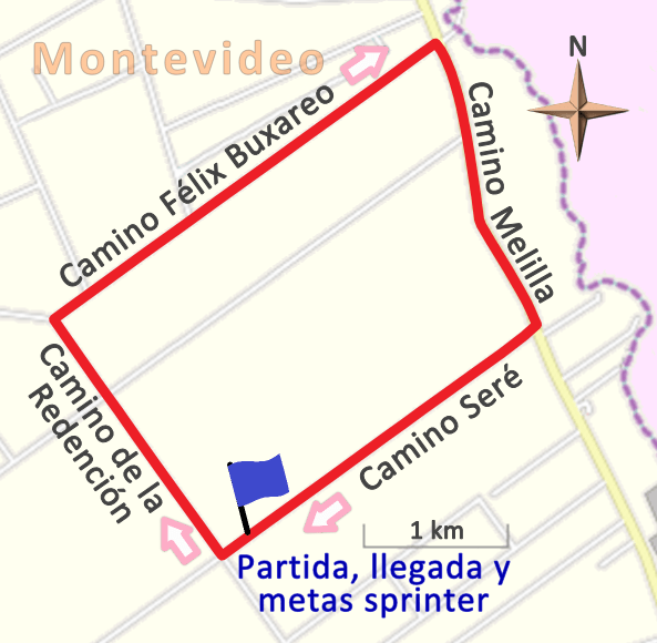 Melilla Uruguay Mapa